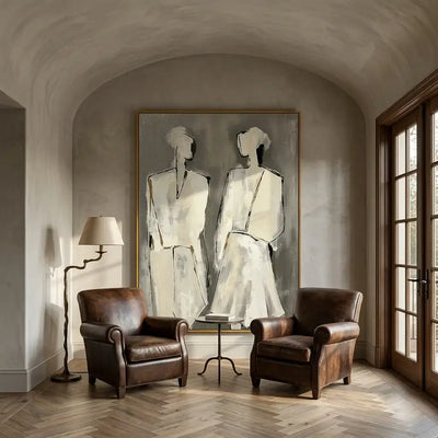 Silent Figures: Canvas Wall Art