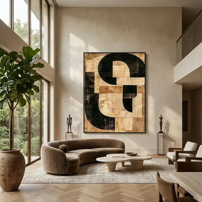 Golden Structure: Canvas Wall Art
