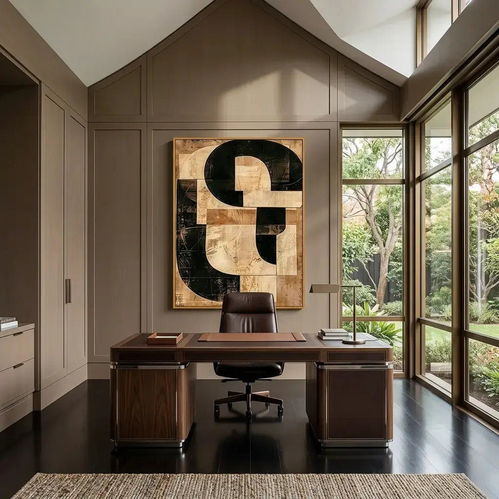 Golden Structure: Canvas Wall Art