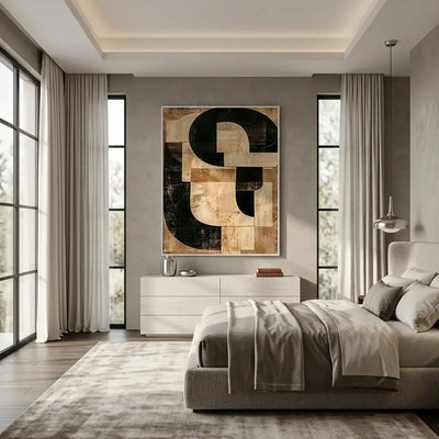 Golden Structure: Canvas Wall Art