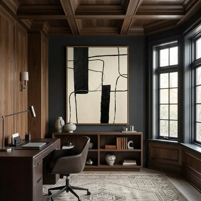 Linear Balance: Canvas Wall Art