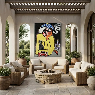 Midnight Muse: Canvas Wall Art
