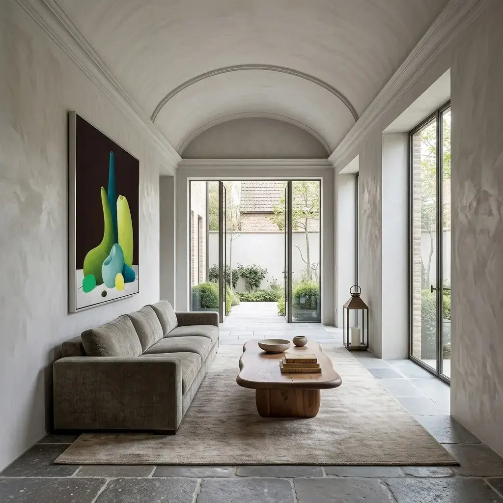 Green Still Life: Canvas Wall Art