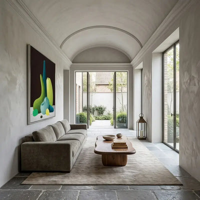 Green Still Life: Canvas Wall Art