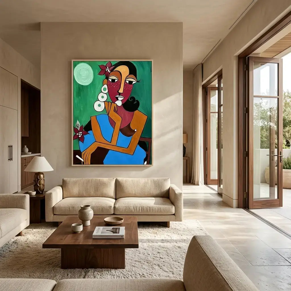 Sunday Blue: Canvas Wall Art