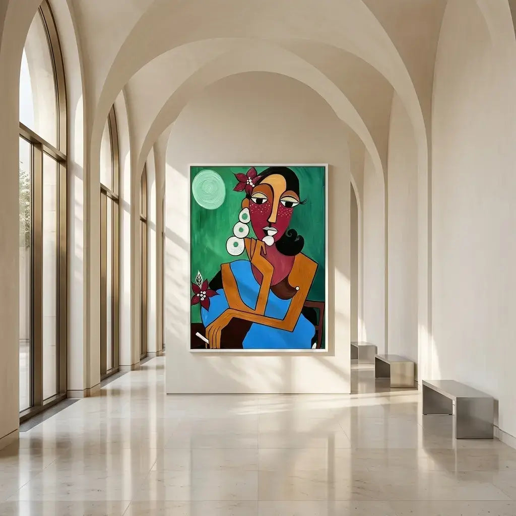 Sunday Blue: Canvas Wall Art