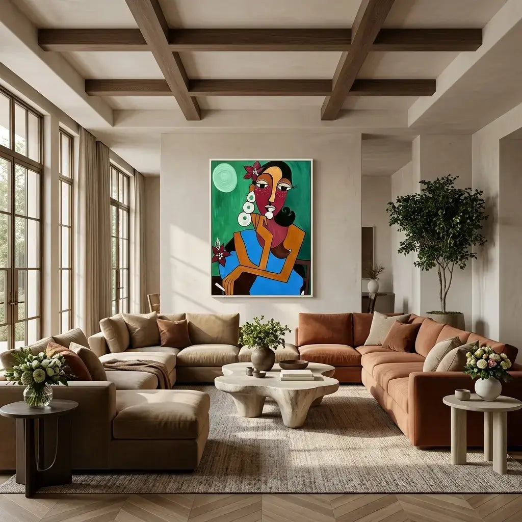 Sunday Blue: Canvas Wall Art