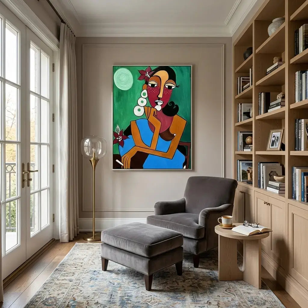 Sunday Blue: Canvas Wall Art