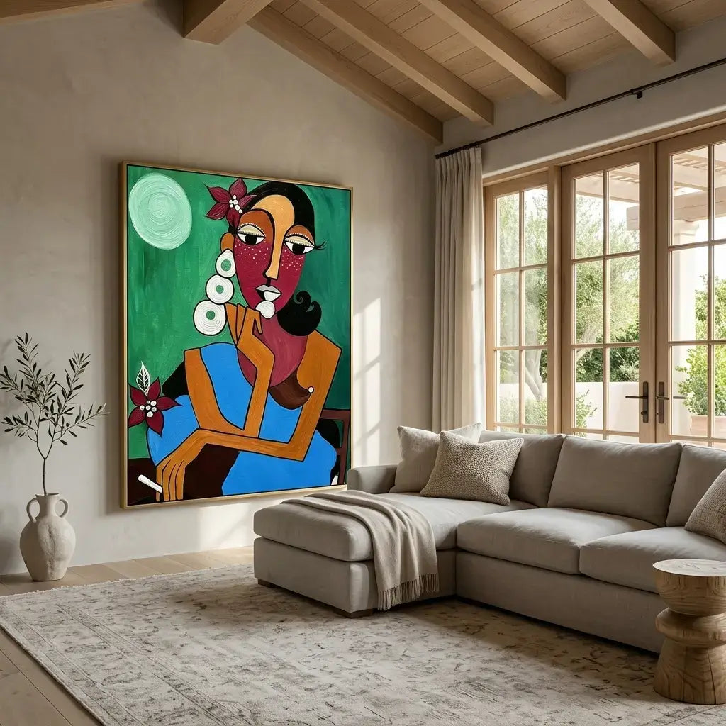 Sunday Blue: Canvas Wall Art