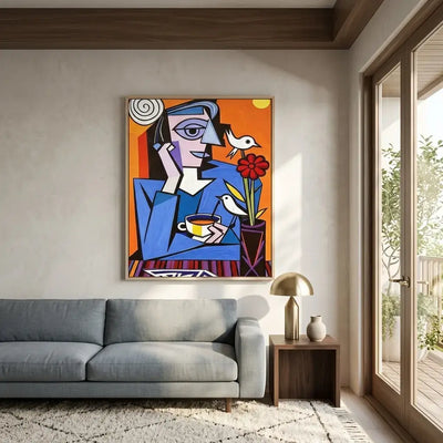The Blue Room: Canvas Wall Art