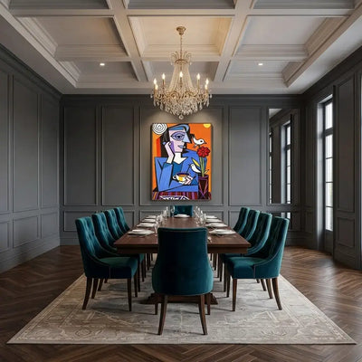 The Blue Room: Canvas Wall Art