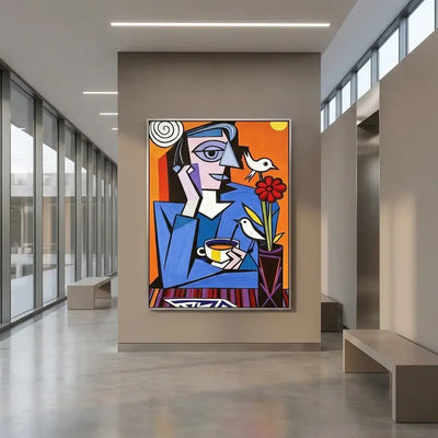 The Blue Room: Canvas Wall Art