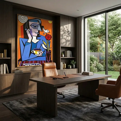 The Blue Room: Canvas Wall Art