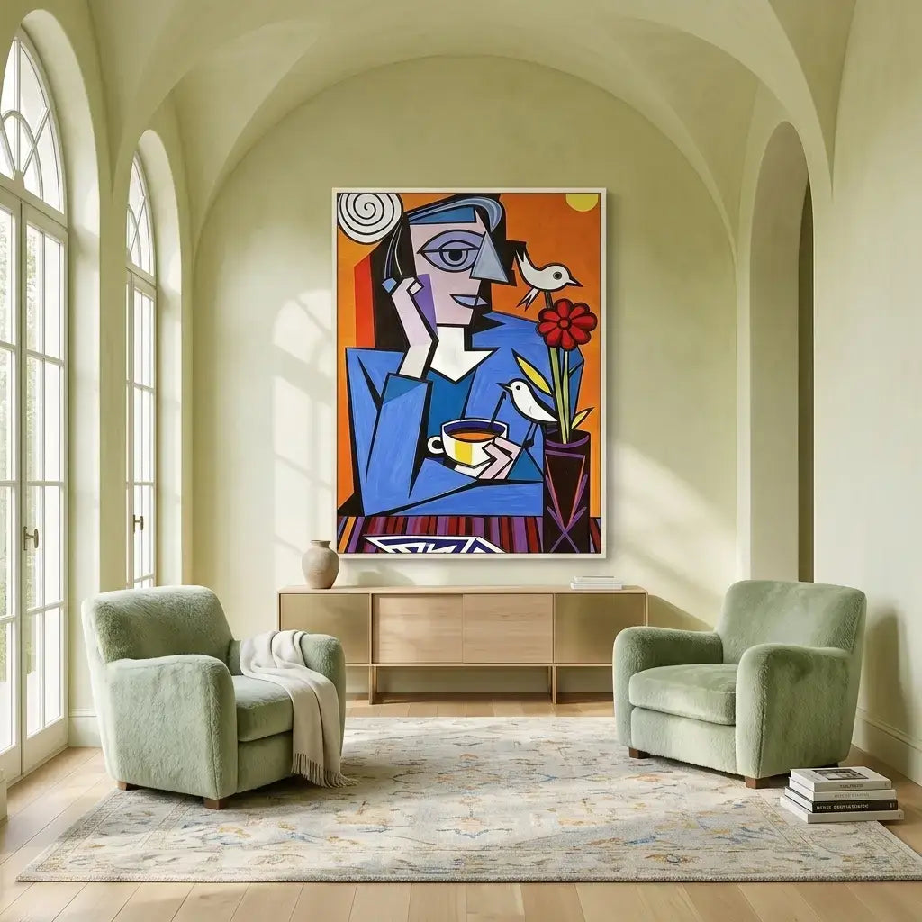 The Blue Room: Canvas Wall Art