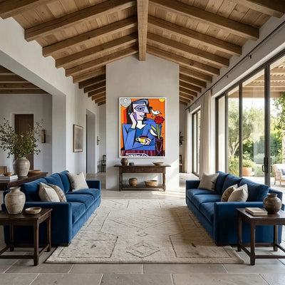 The Blue Room: Canvas Wall Art