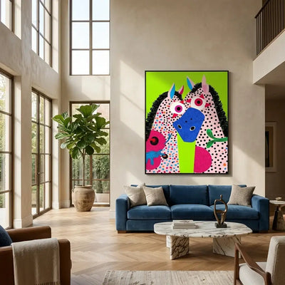 Colorful Spirit: Canvas Wall Art