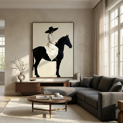 Lady Rider Wall Art