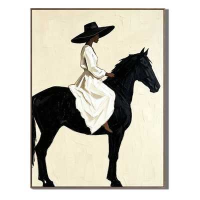 Lady Rider Wall Art