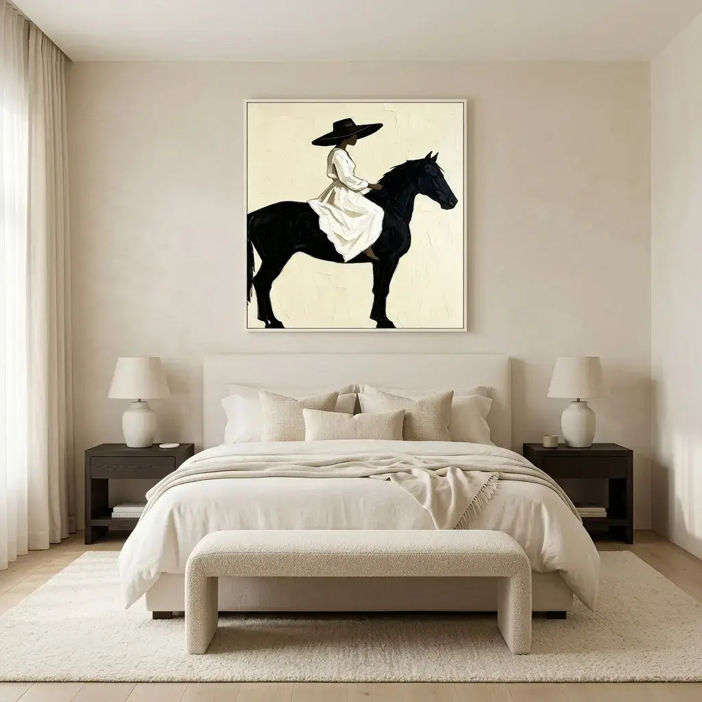 Lady Rider Wall Art