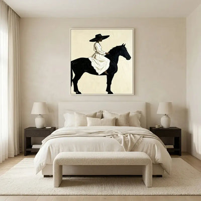 Lady Rider Wall Art