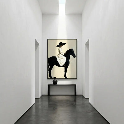 Lady Rider Wall Art