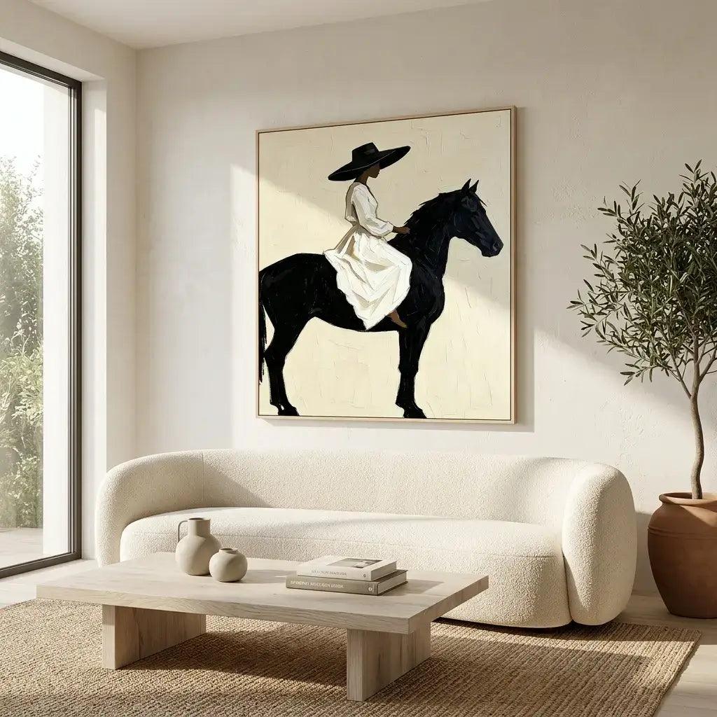 Lady Rider Wall Art