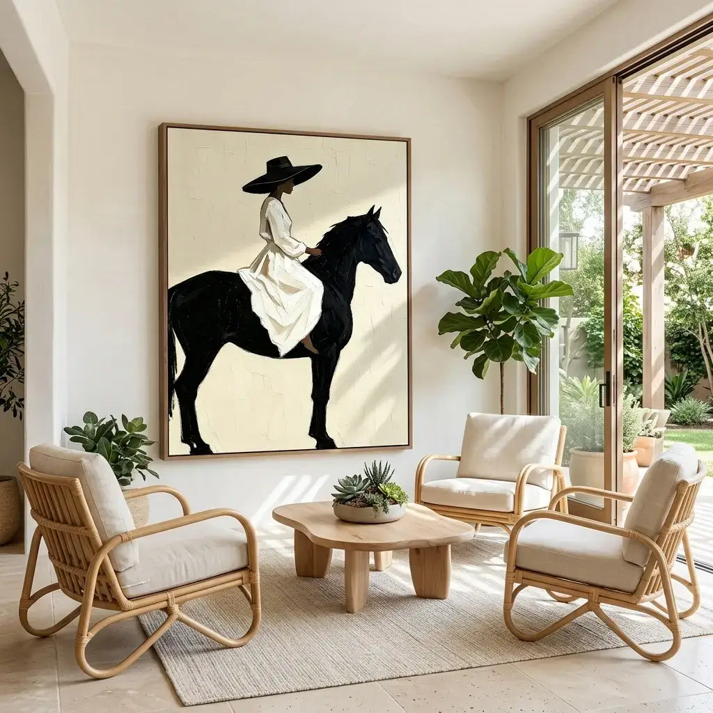 Lady Rider Wall Art