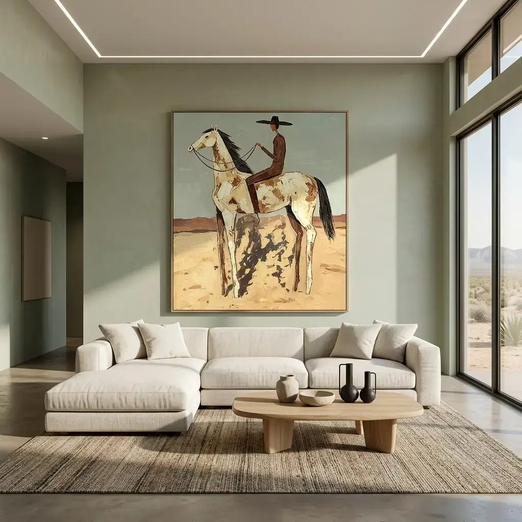 Desert Horseman Wall Art