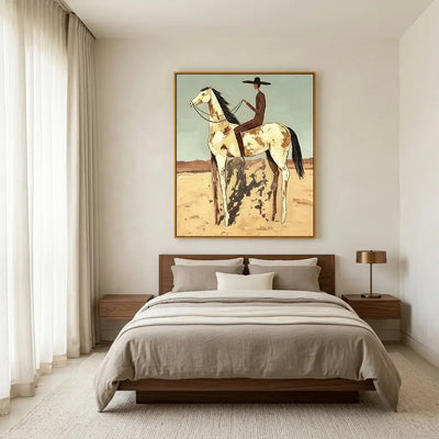 Desert Horseman Wall Art