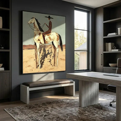 Desert Horseman Wall Art