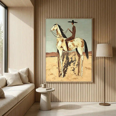 Desert Horseman Wall Art