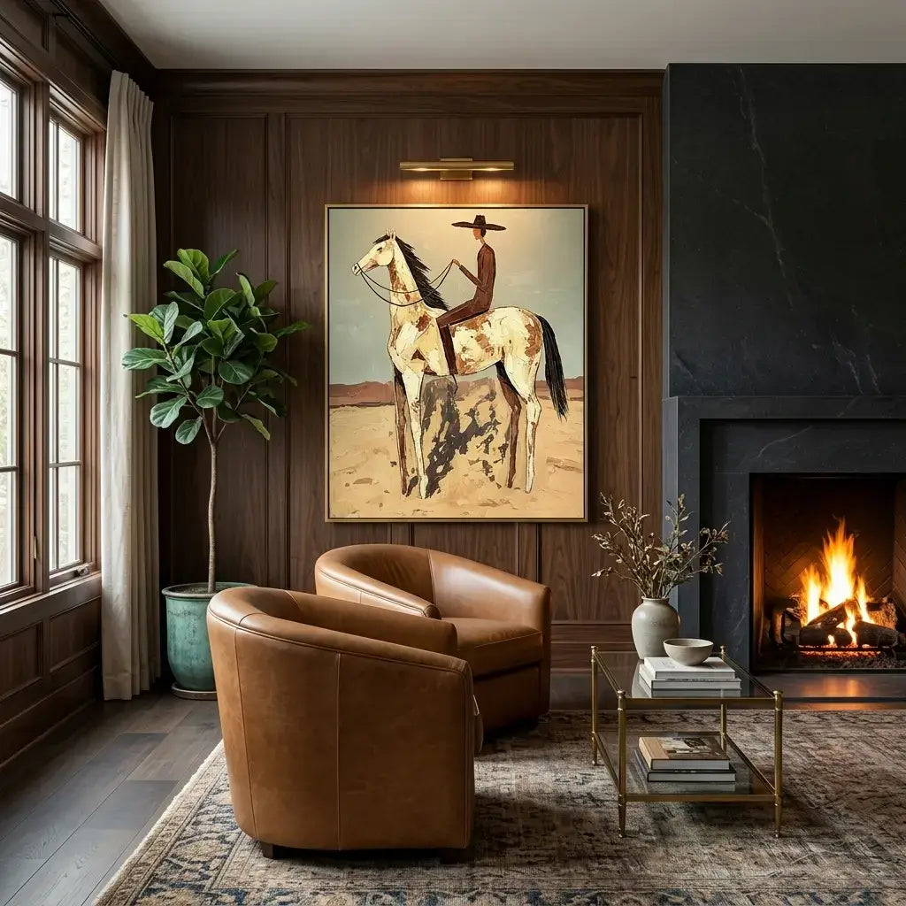 Desert Horseman Wall Art