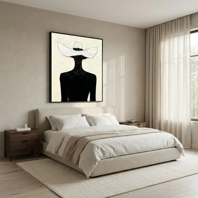White Hat Wall Art