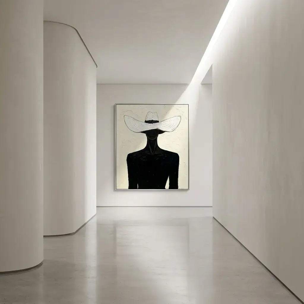 White Hat Wall Art
