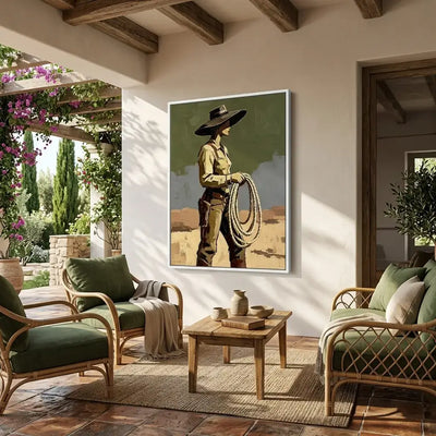 The Wrangler Wall Art