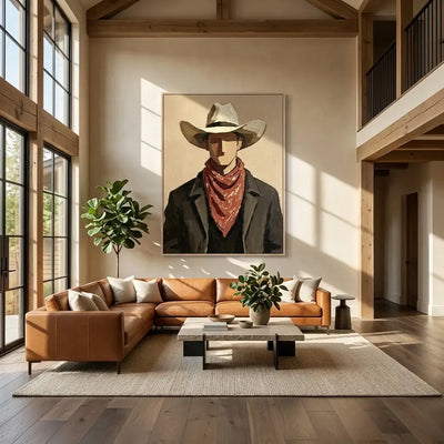 Red Bandana Wall Art