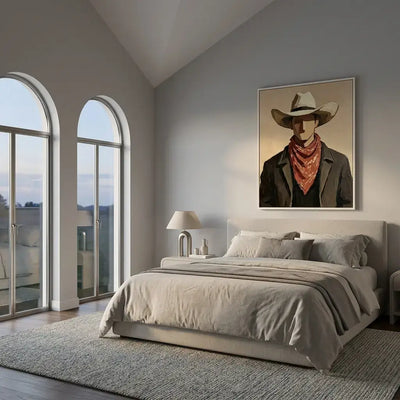 Red Bandana Wall Art