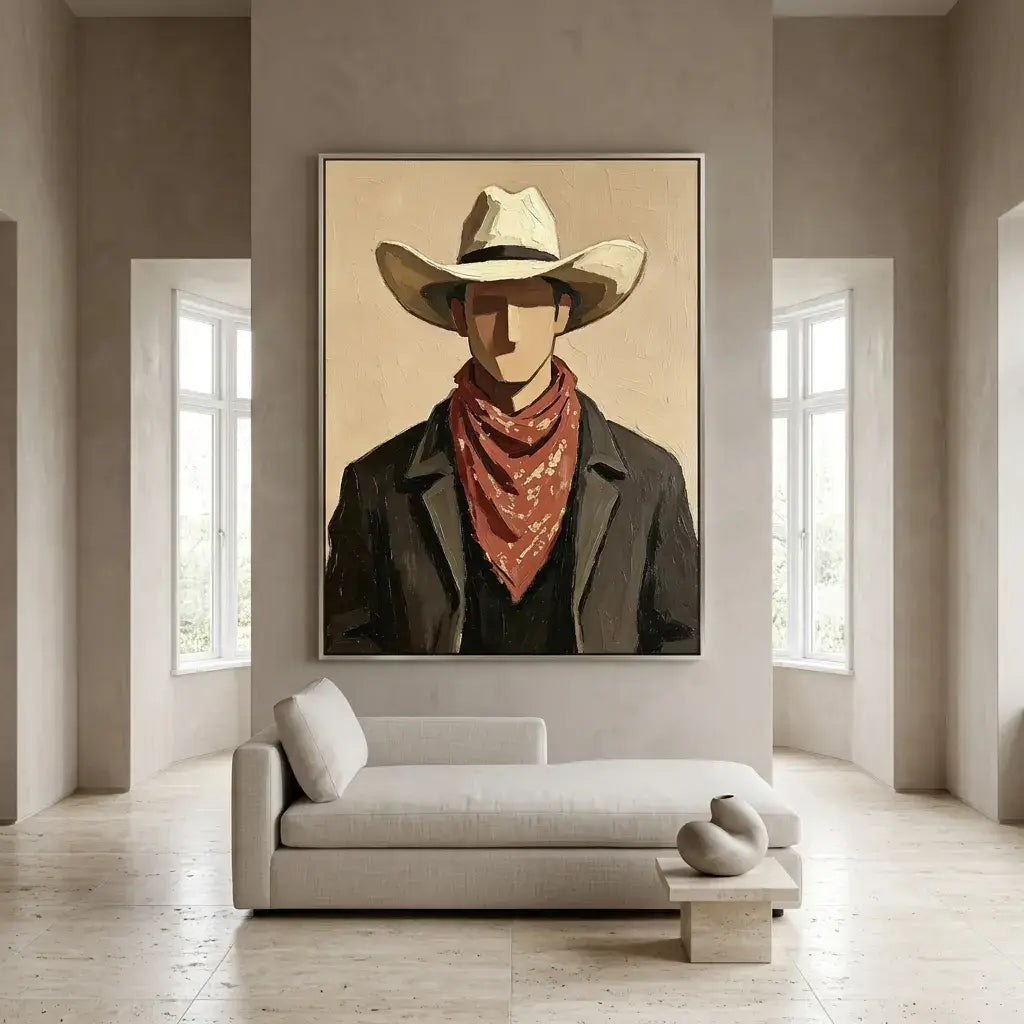 Red Bandana Wall Art