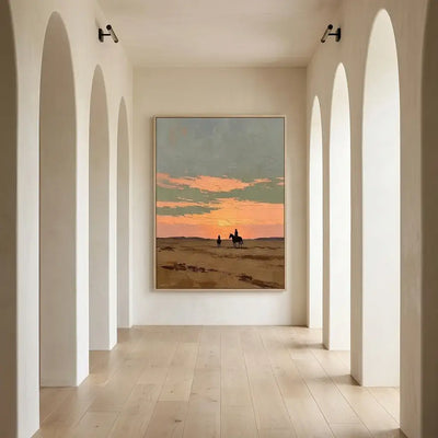 Western Sunset Wall Art