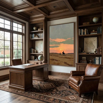 Western Sunset Wall Art
