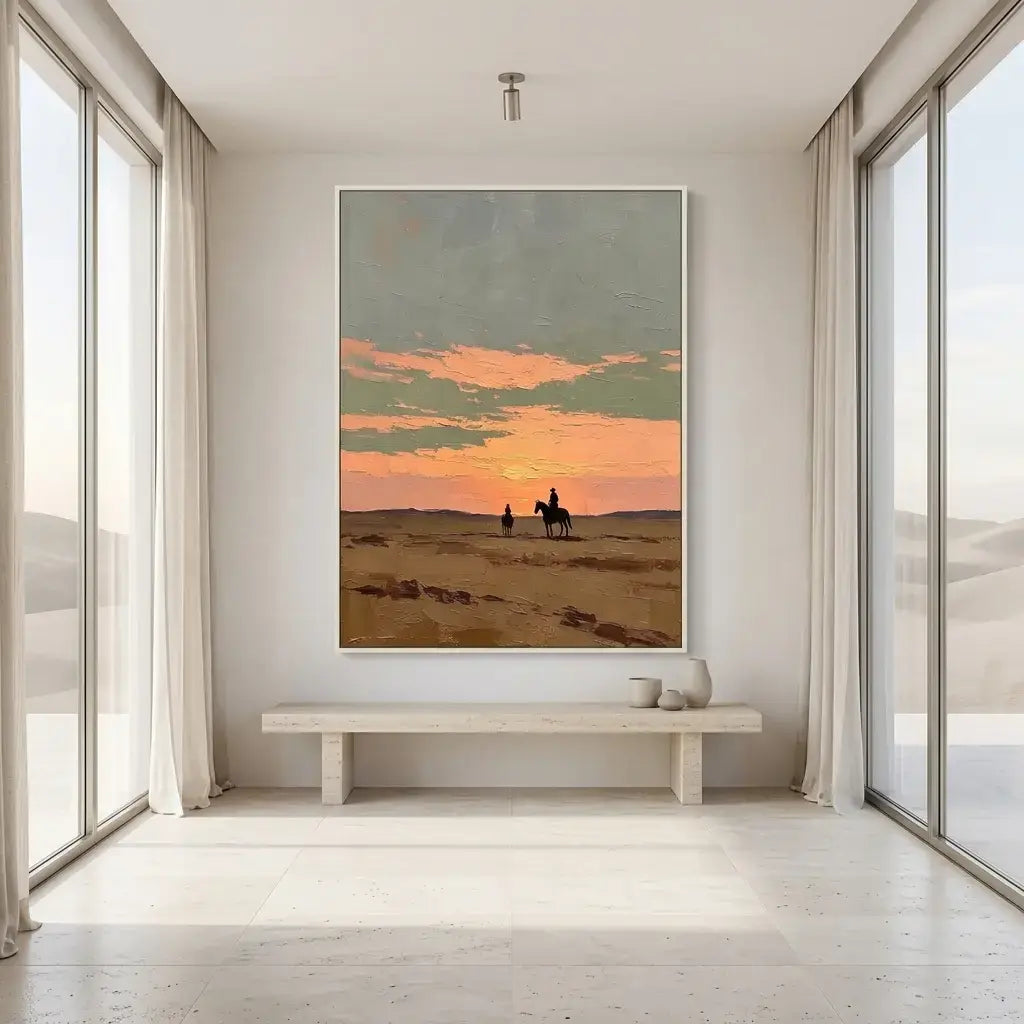 Western Sunset Wall Art