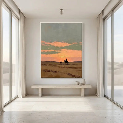 Western Sunset Wall Art