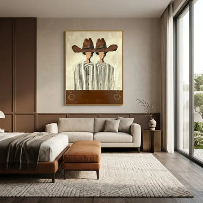 The Brothers Oil Painting