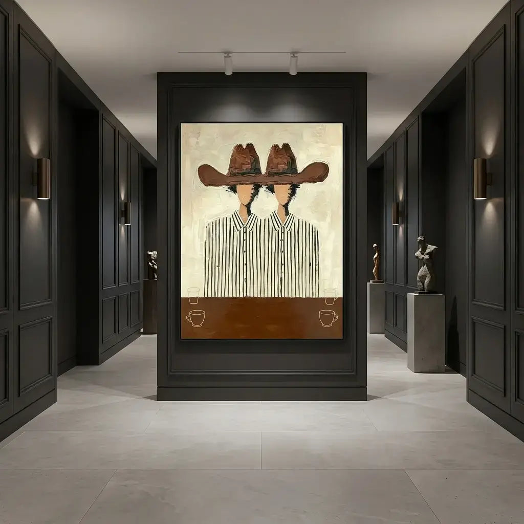 The Brothers Oil Painting