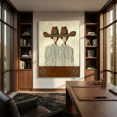 The Brothers Oil Painting
