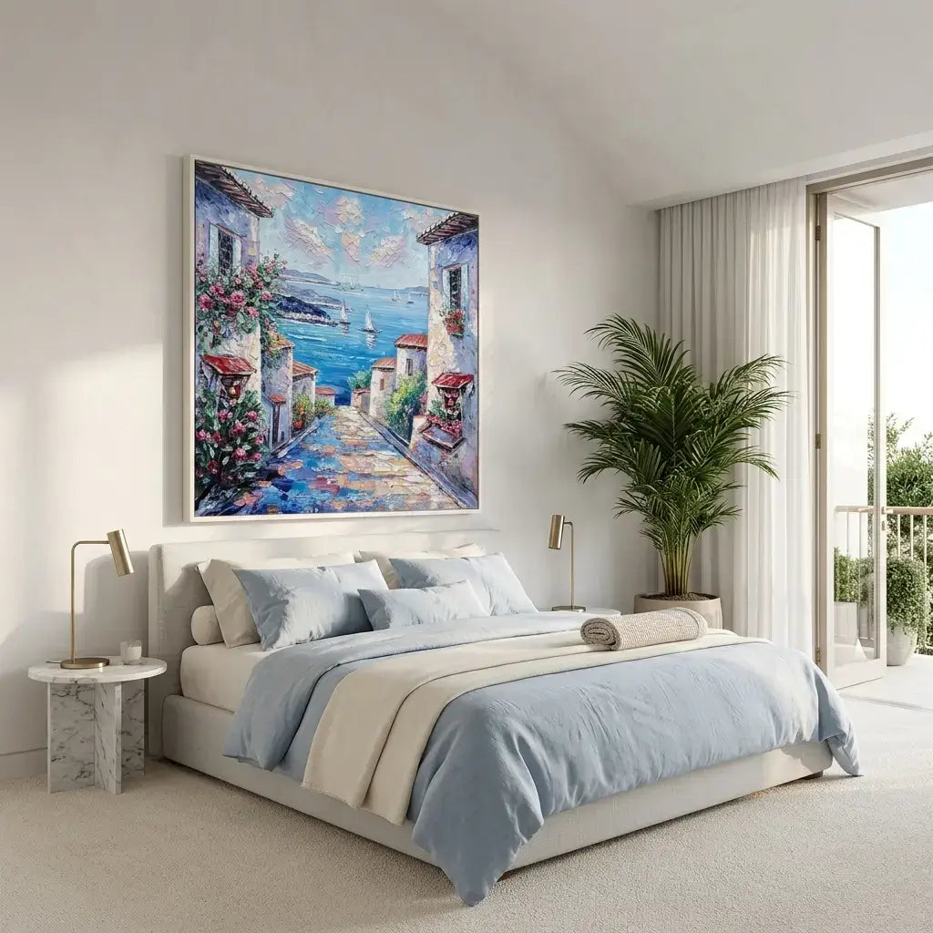 Blue Harbor Canvas Art