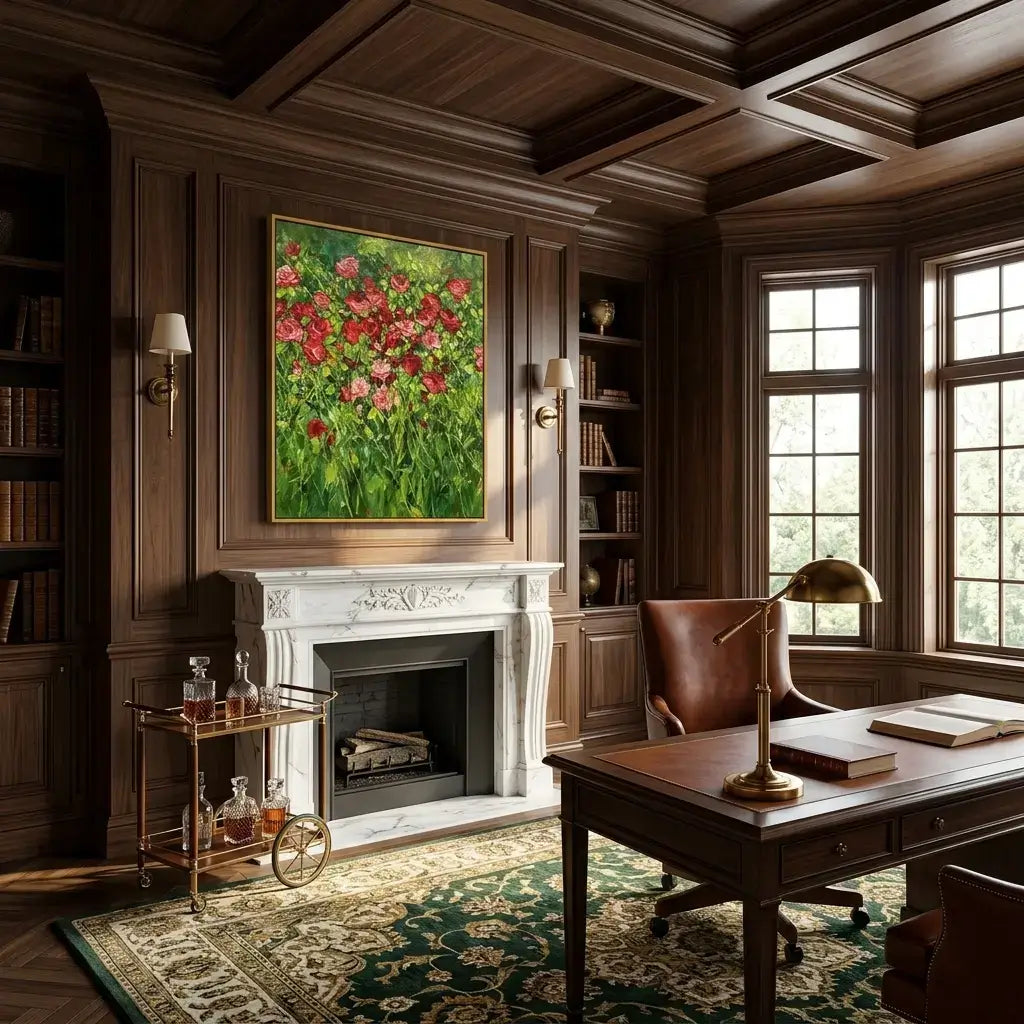 Garden in Bloom Canvas Art