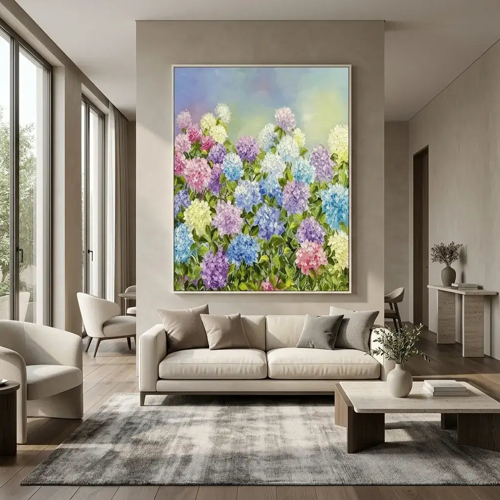 Lavender Garden Canvas Art