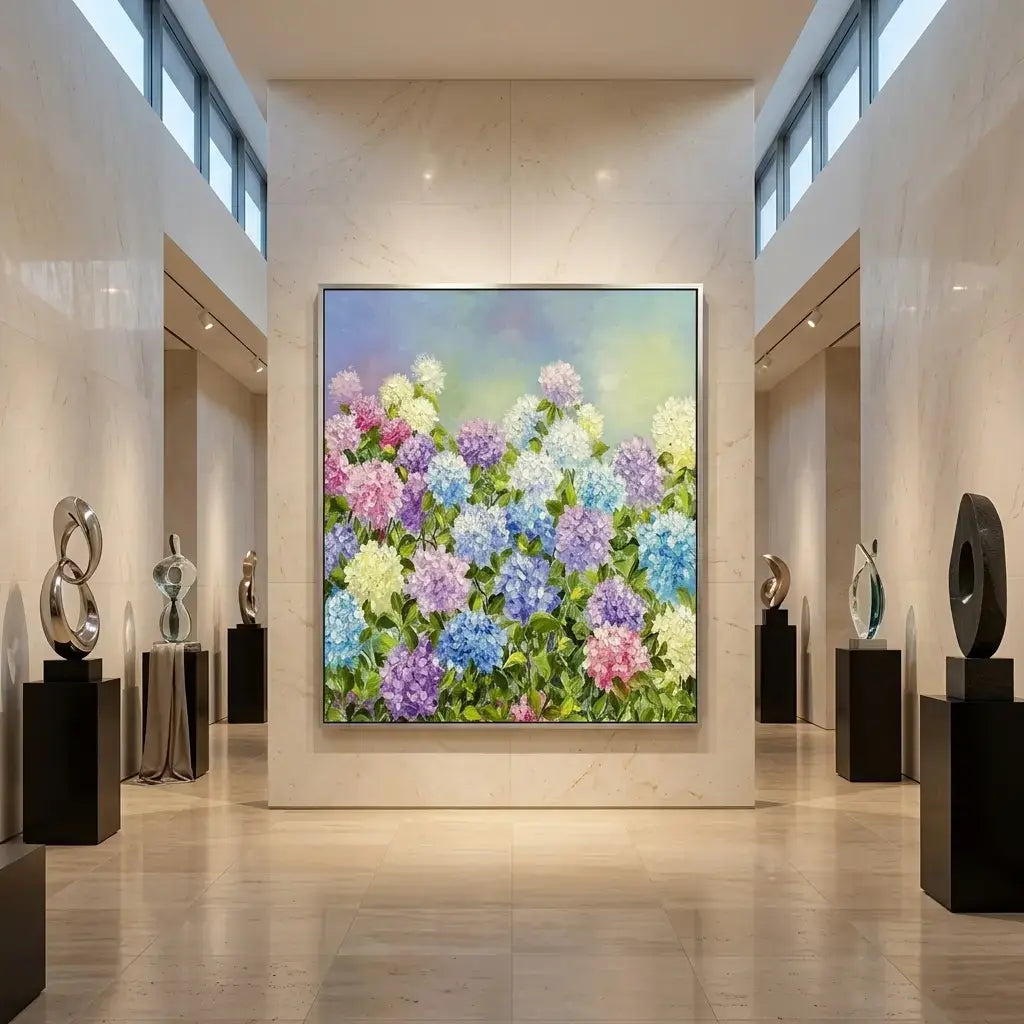 Lavender Garden Canvas Art