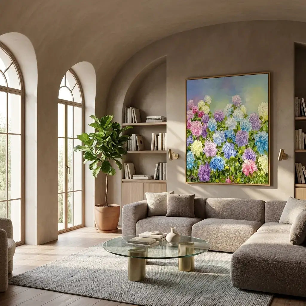 Lavender Garden Canvas Art